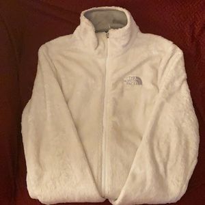 North Face fuzzy jacket